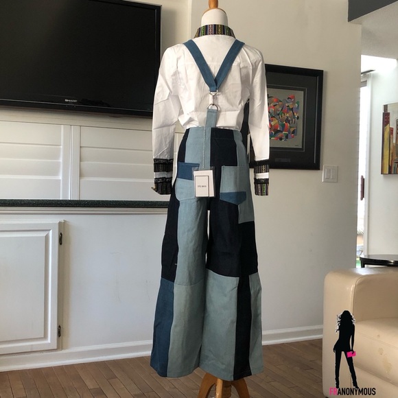 Style Mafia Patchwork Denim High Waist Jeans - Picture 3 of 5